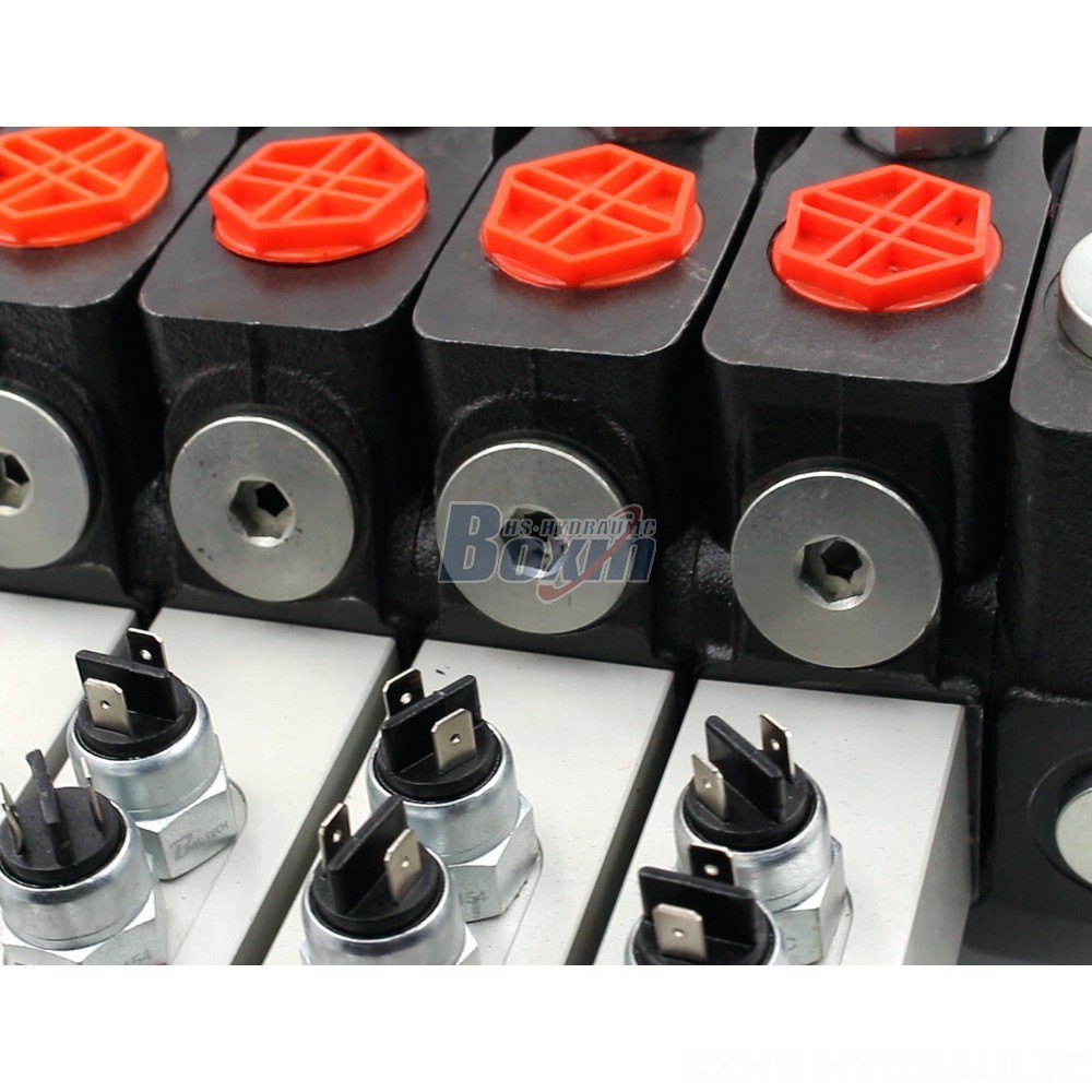 Sectional Directional Hydraulic Valve: DLS180 Micro Switch Manual 4 Spool detail image